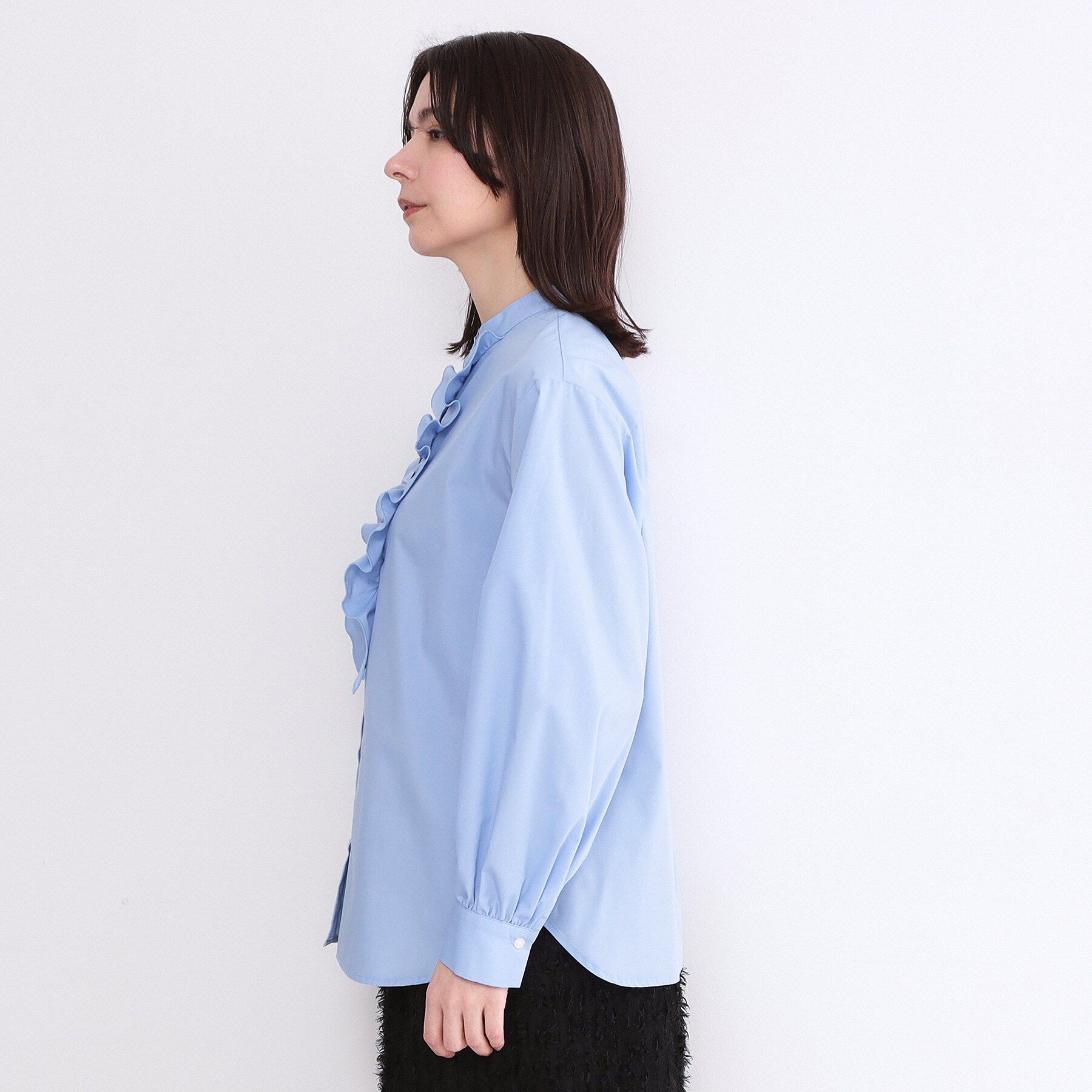 OPAQUE.CLIP「フロントフリルブラウス【洗濯機OK】」|シャツ・ブラウス|