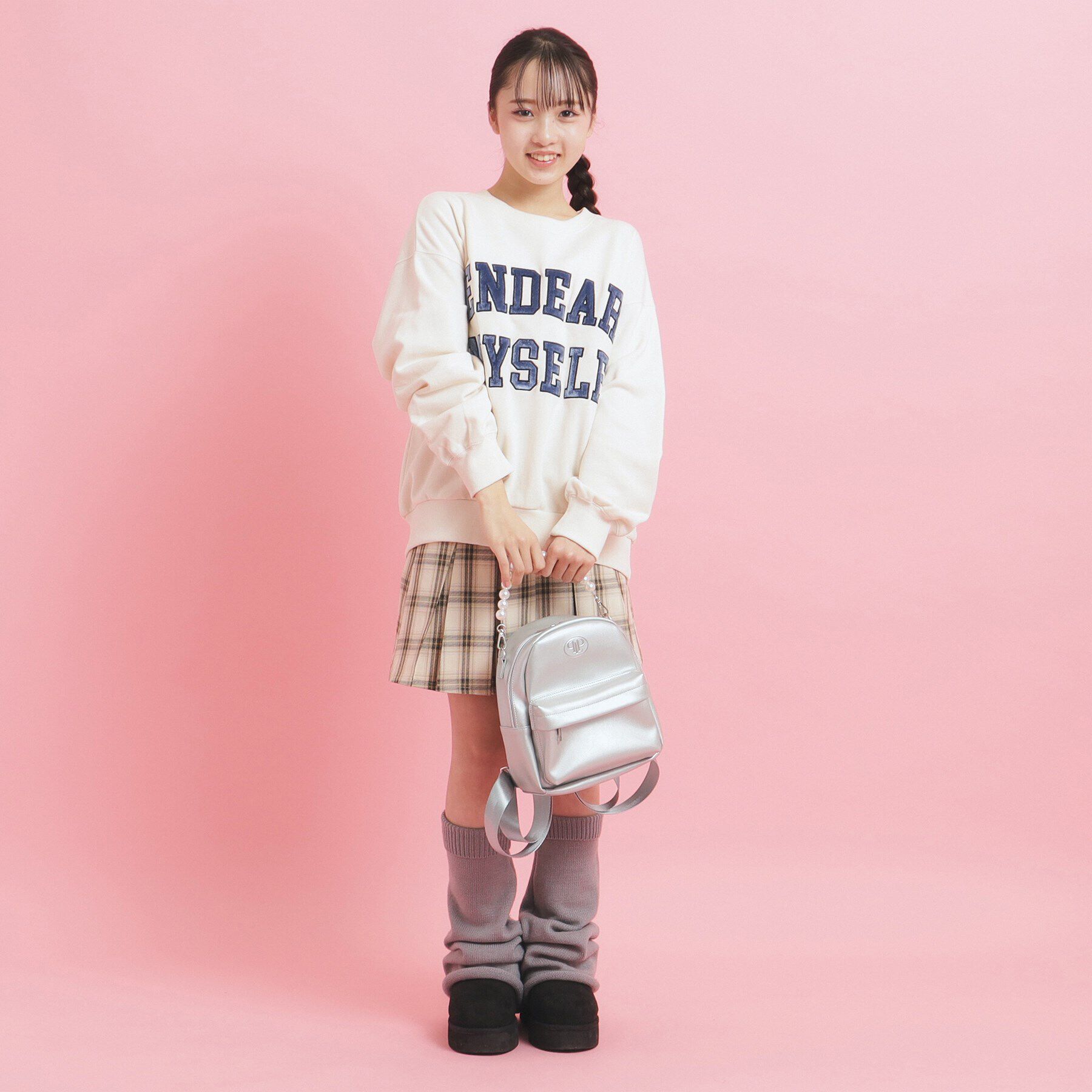 PINK-latte「チャーム付きミニリュック」|リュック|