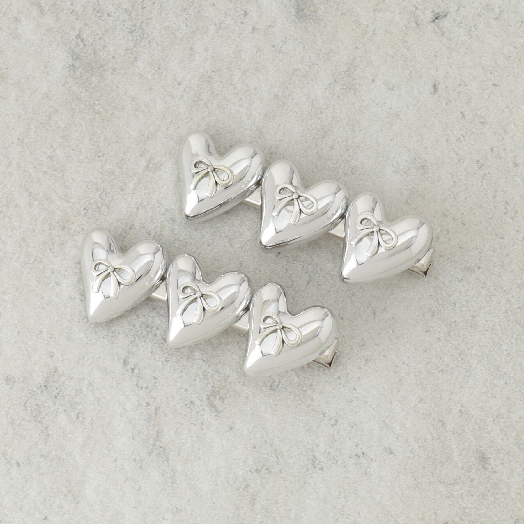 PINK-latte「2Pメタルヘアピン」|その他|シルバー(206)