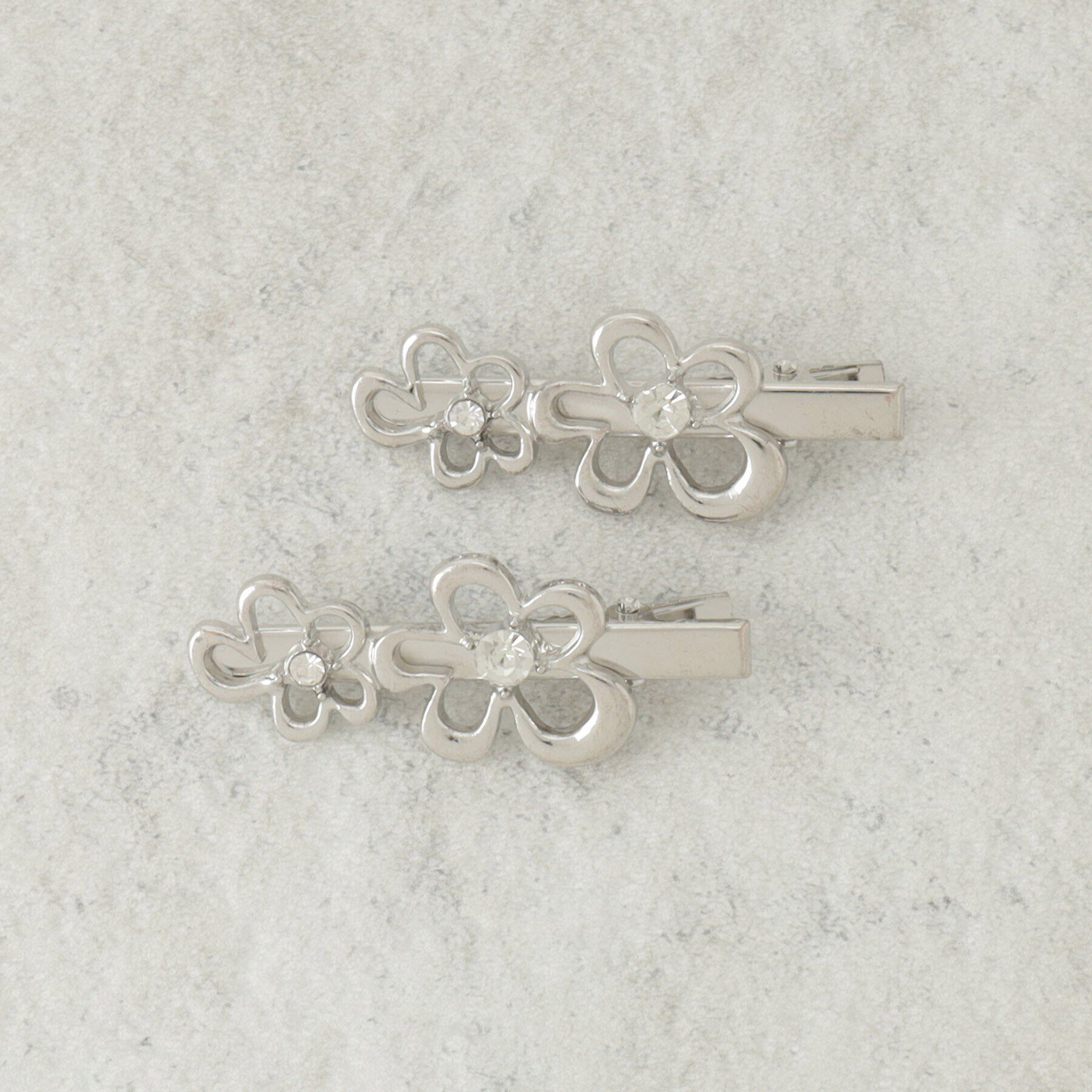 PINK-latte「2Pメタルヘアピン」|その他|シルバー(306)