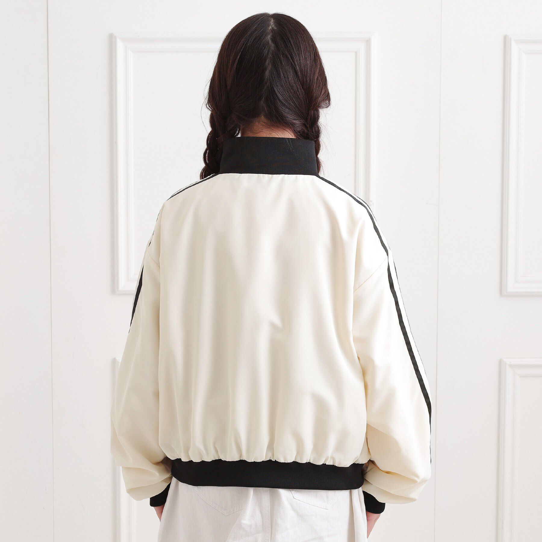 PINK-latte「トラックジャケット」|ブルゾン・スタジャン|