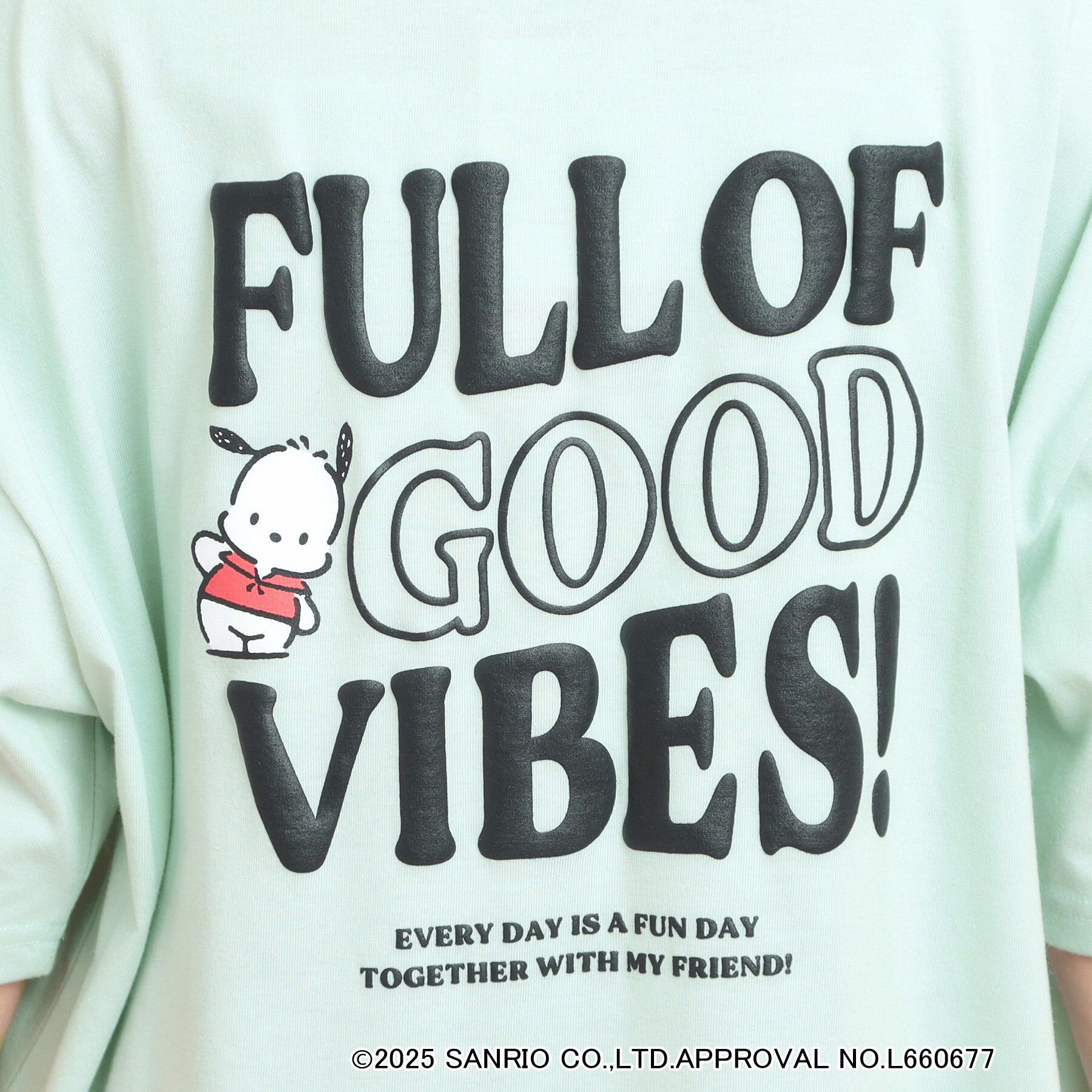 PINK-latte「【サンリオキャラクターズコラボ】バックロゴビッグTシャツ」|Tシャツ・カットソー|