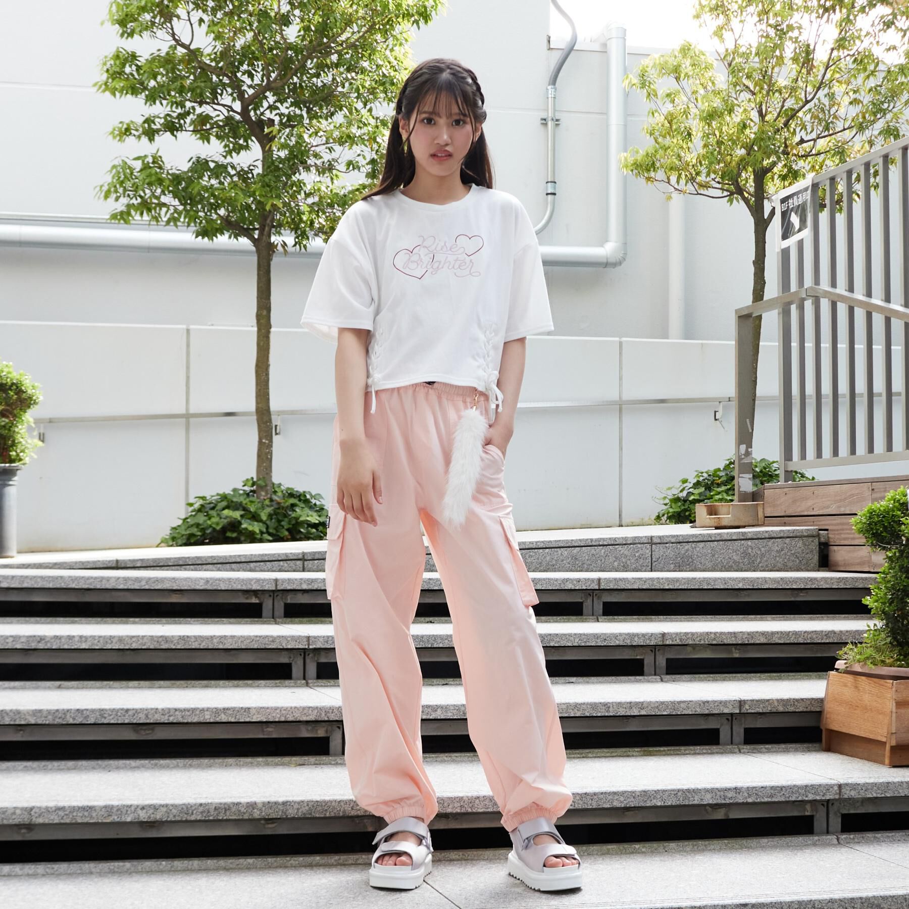 PINK-latte「シンプルカーゴパンツ」|その他|