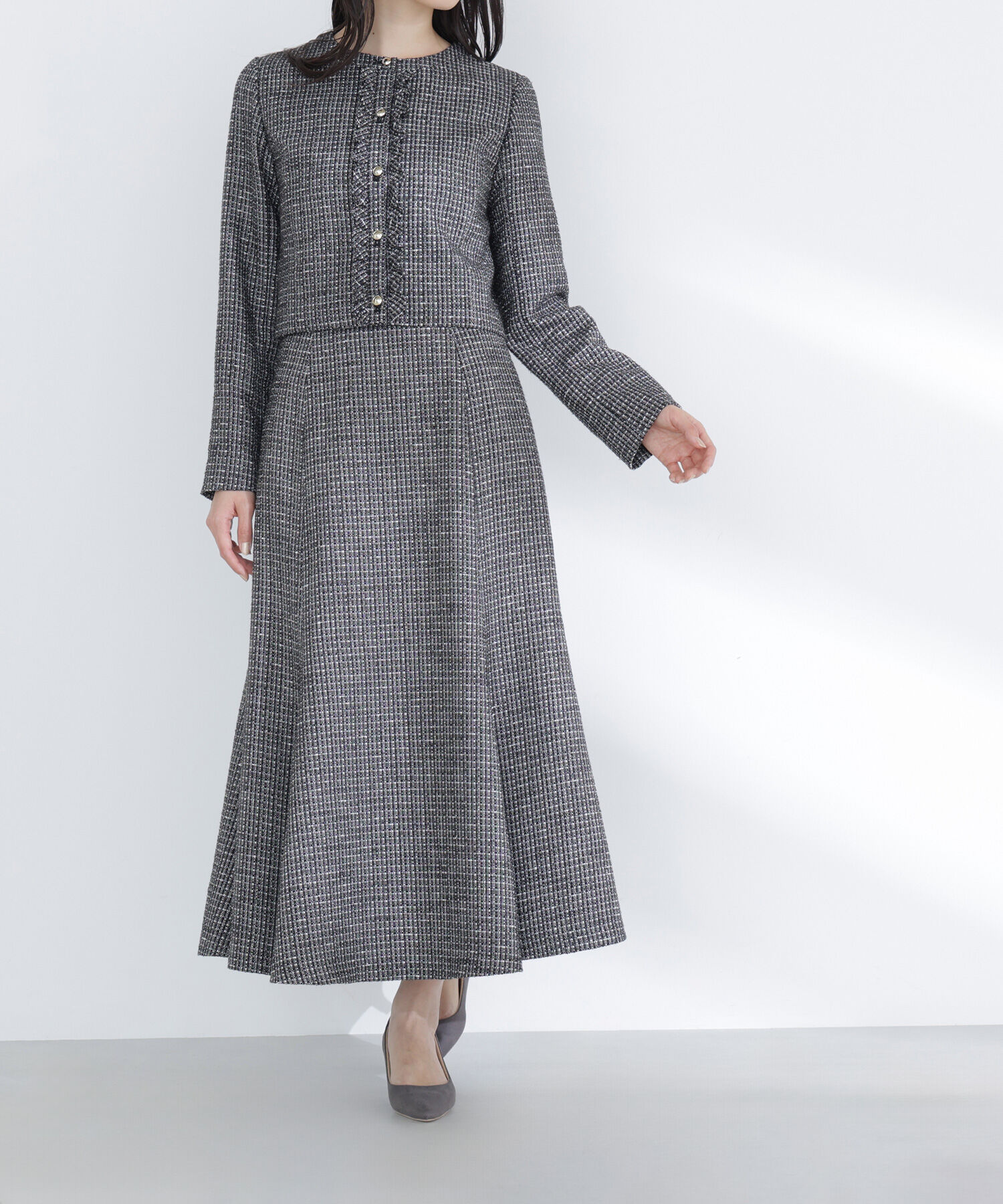  「スプリングツイード SETUP スカート」|スカート|