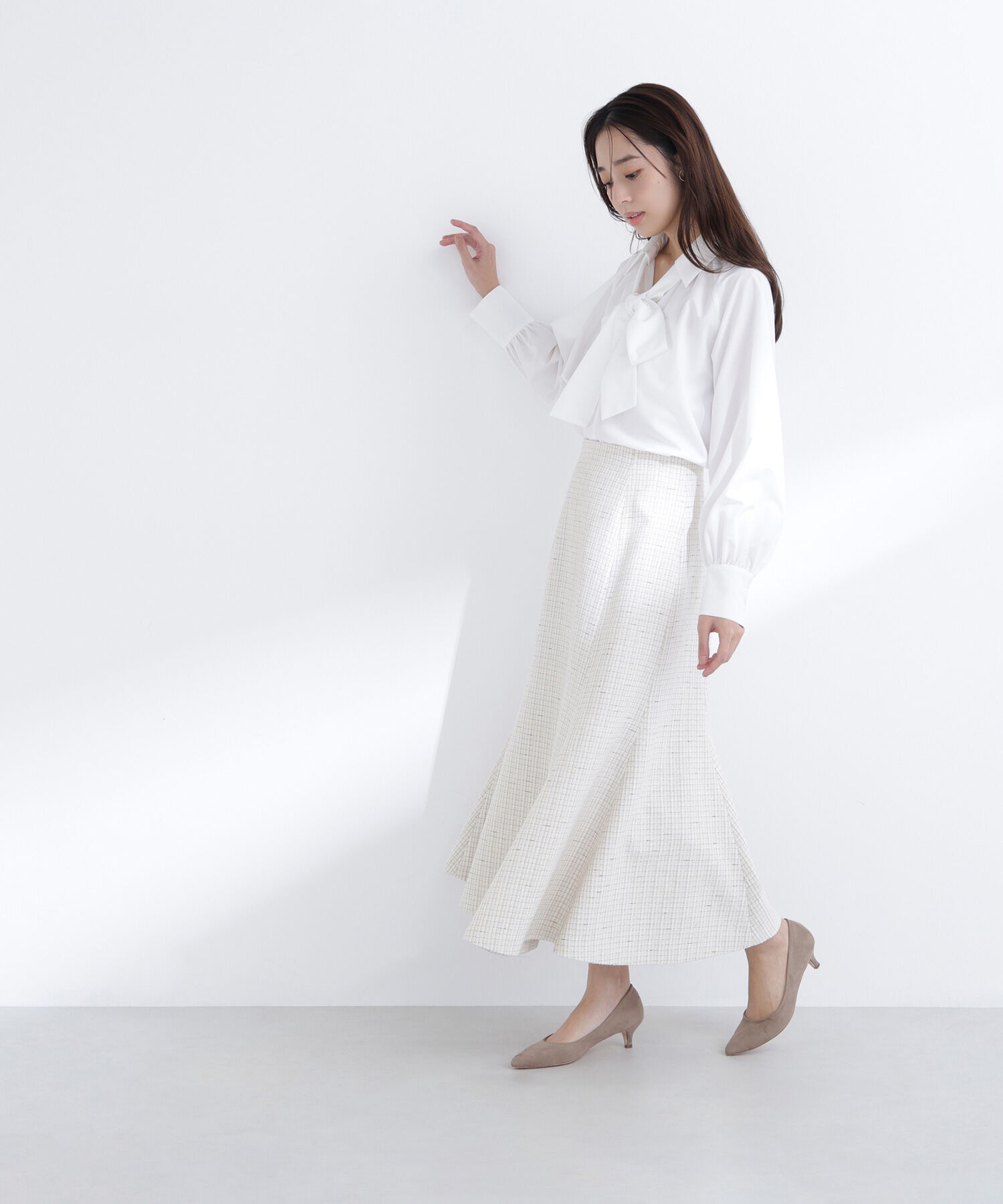  「スプリングツイード SETUP スカート」|スカート|