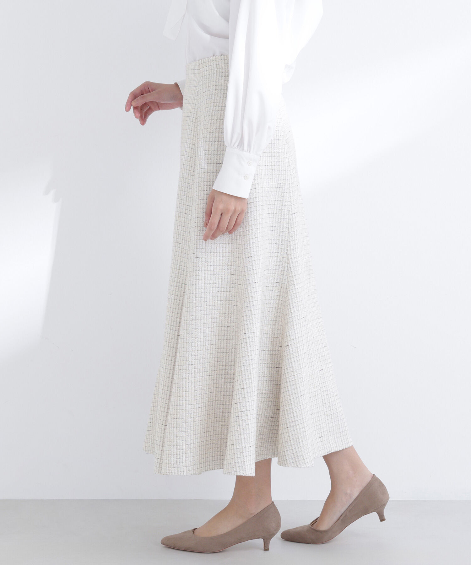  「スプリングツイード SETUP スカート」|スカート|