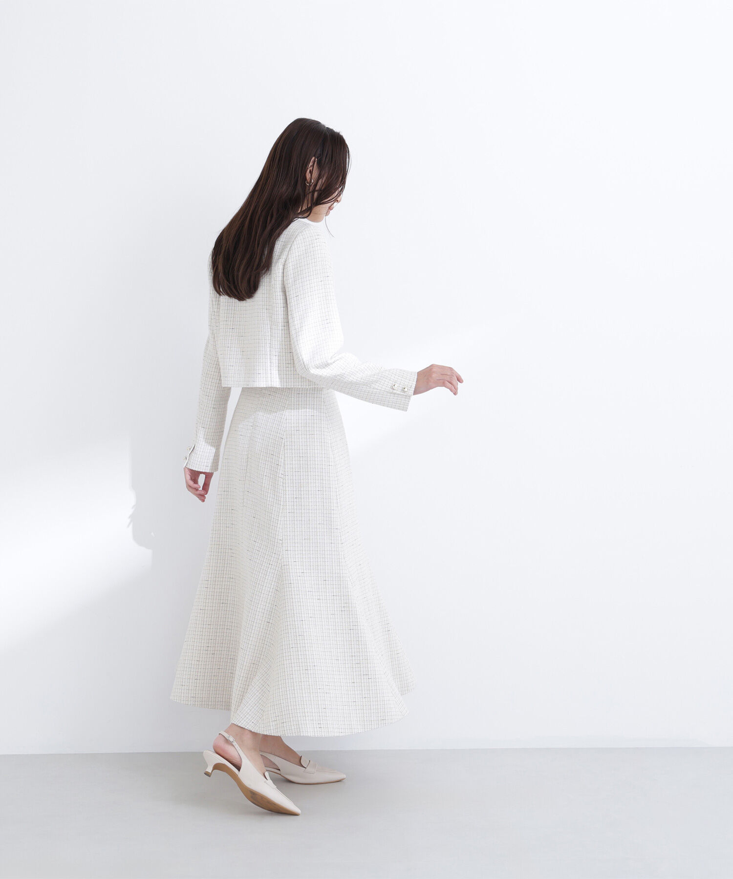  「スプリングツイード SETUP スカート」|スカート|