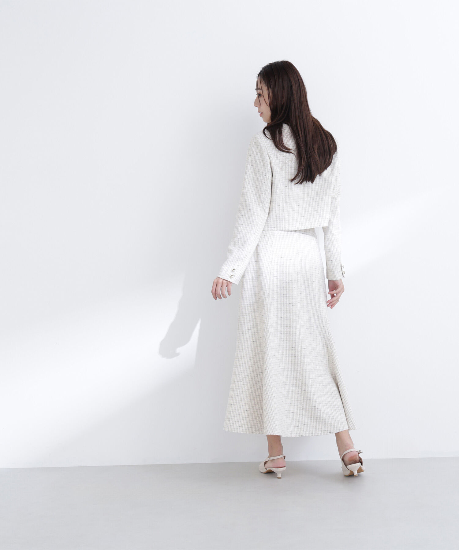  「スプリングツイード SETUP スカート」|スカート|