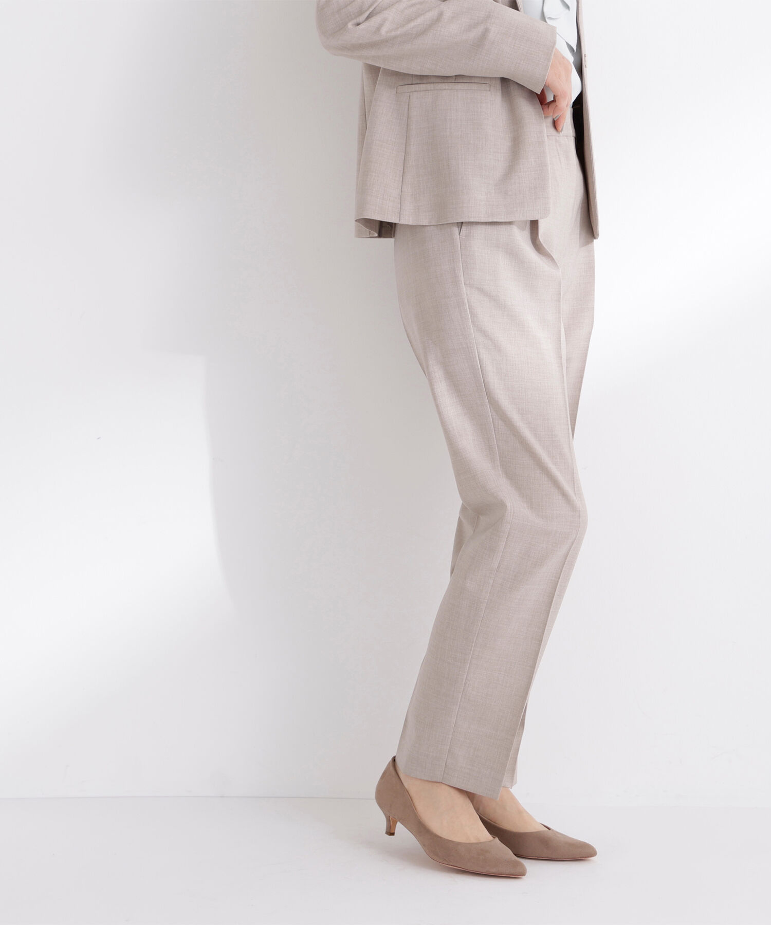  「リネンライク SETUP パンツ」|その他|