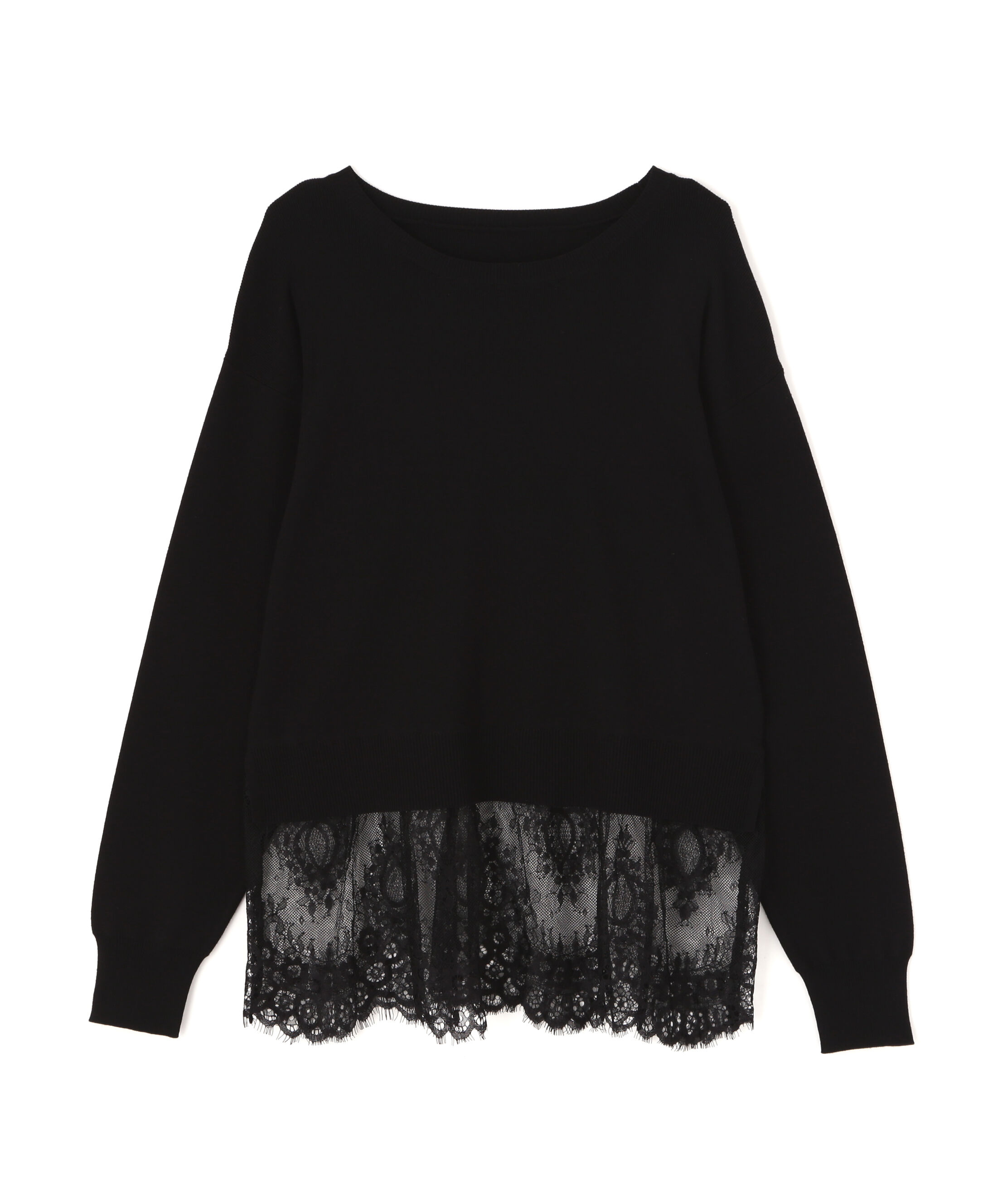  「レースドッキングニット」|ニット・セーター|