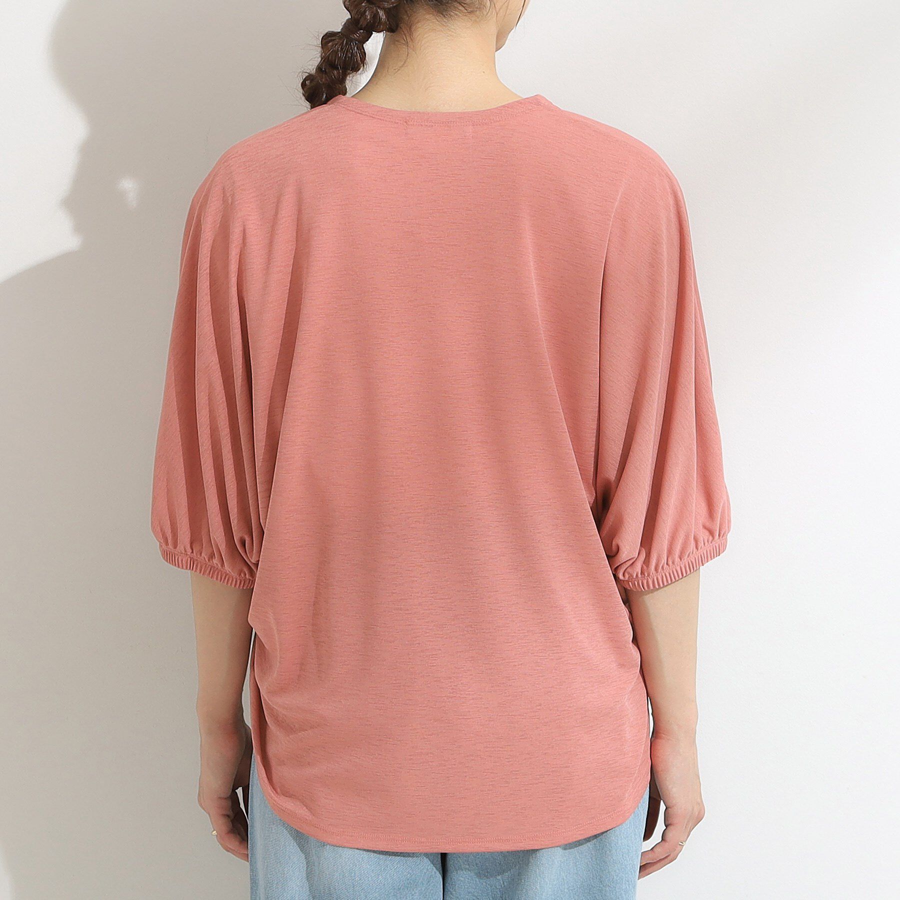 SHOO･LA･RUE「【ひんやり/UV/さらさらタッチ】女性らしさ漂う 5分袖ボレロカーディガン」|カーディガン|