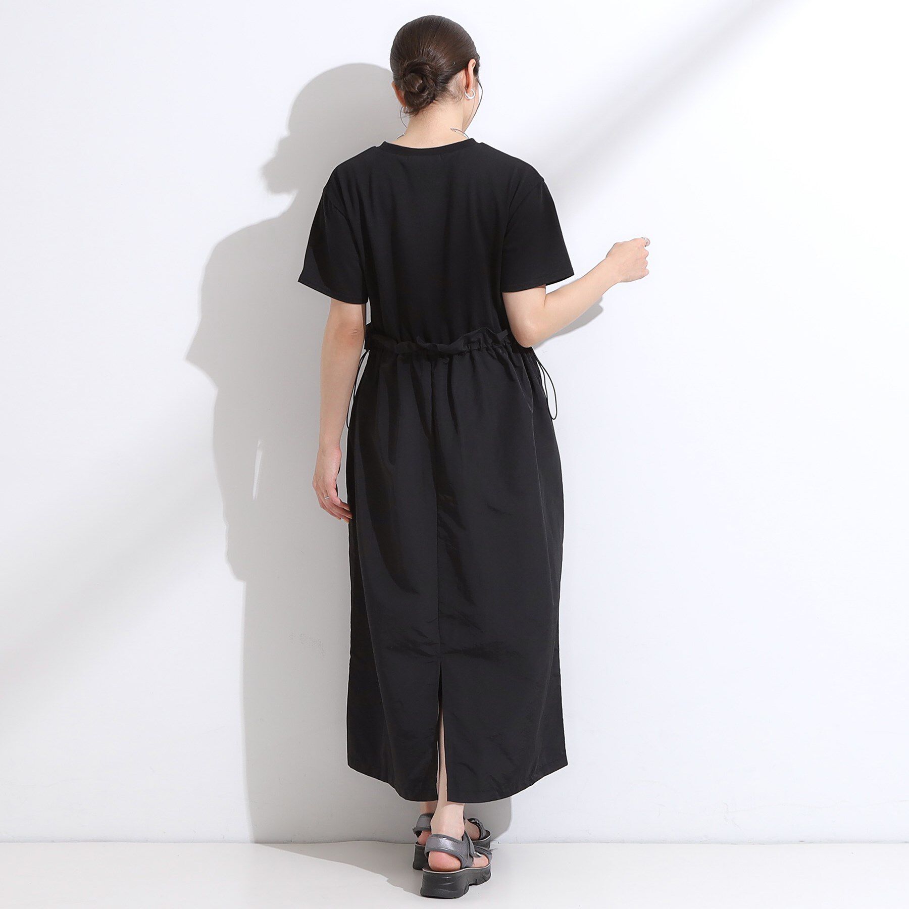 SHOO･LA･RUE「【S-LL】シルエットが変えられる ドッキングワンピース」|ワンピース|