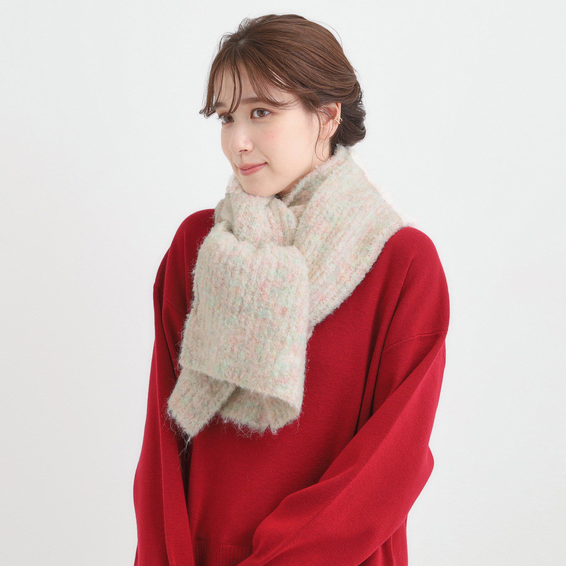 SHOO･LA･RUE「ミックス調マフラー」|ストール|