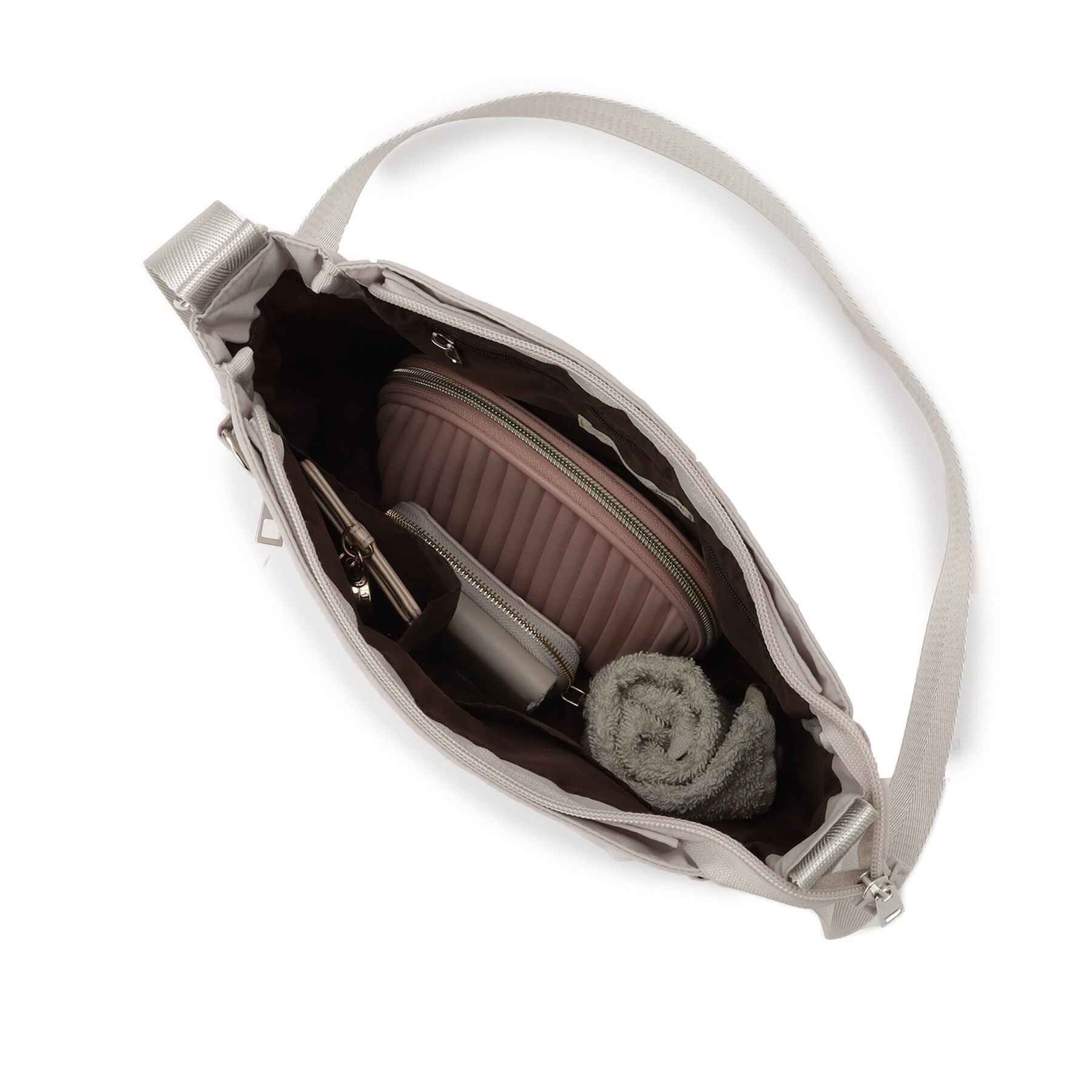 SHOO･LA･RUE「【撥水】収納力のある 10ポケットショルダーバッグ」|ショルダー・メッセンジャー|