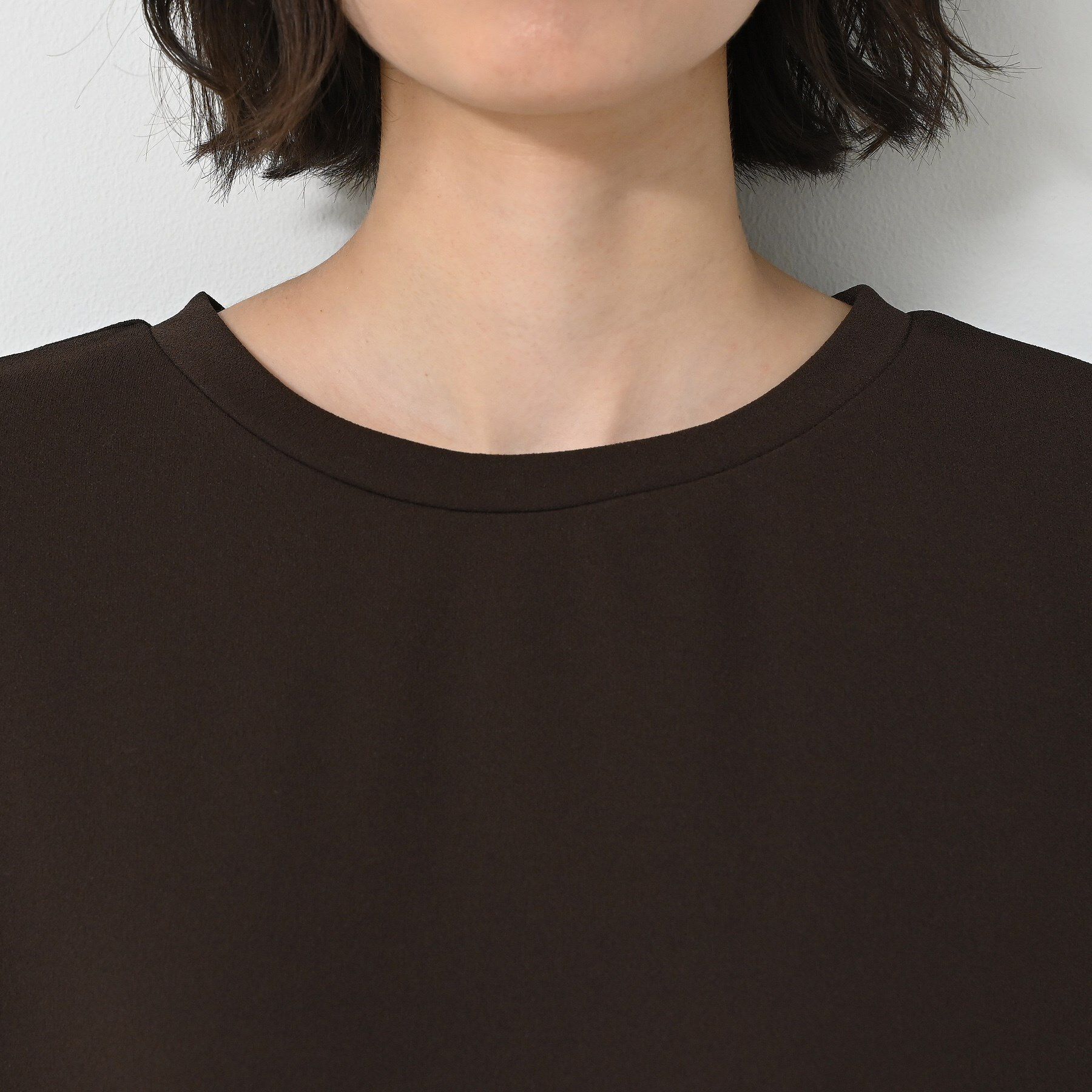 Dessin「【洗える】カットジョーゼットラインワンピース」|ワンピース|