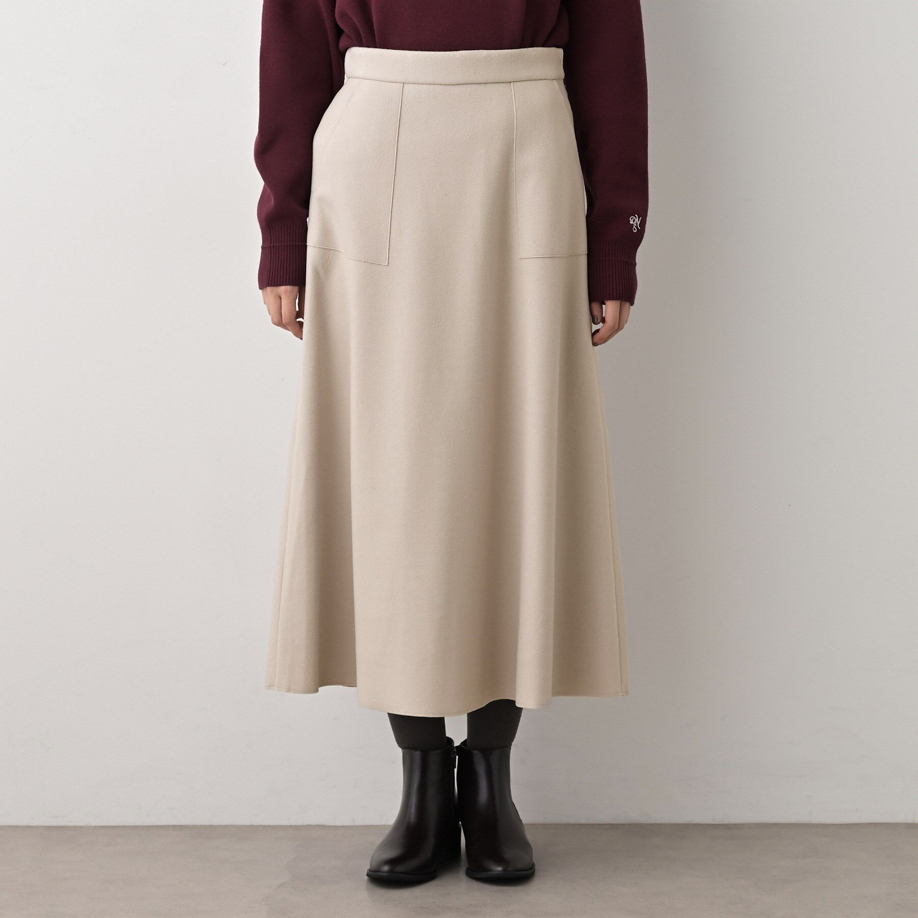 Dessin「メルトンジャージフレアスカート」|スカート|