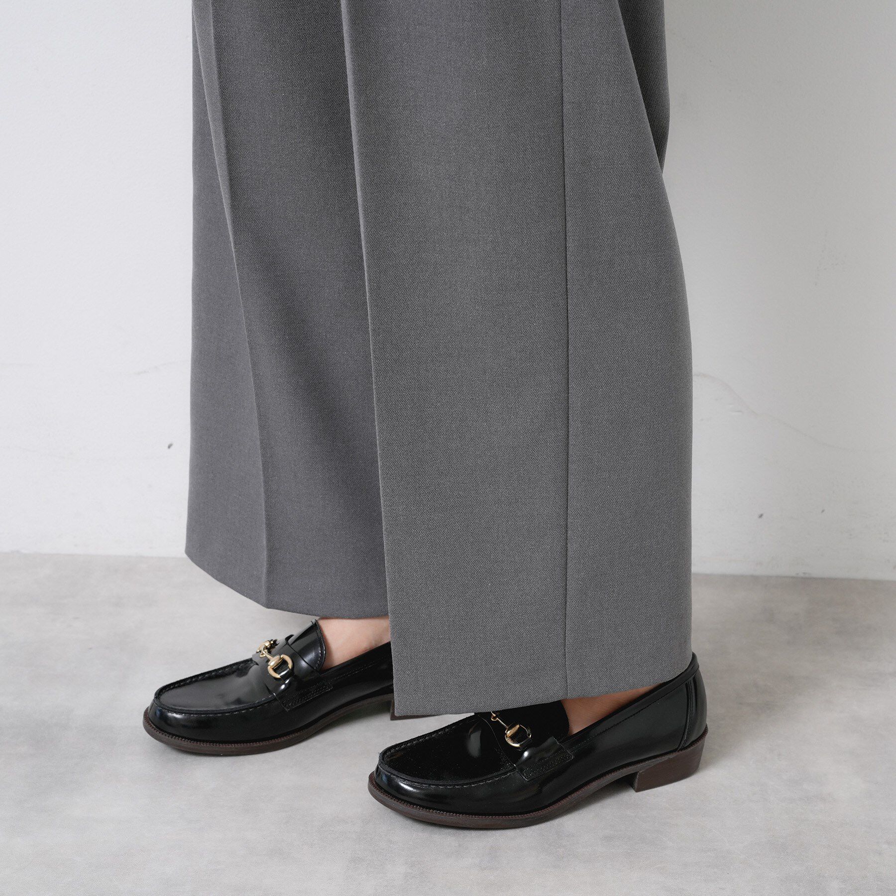 Dessin「【洗える】裏起毛セミワイドツイルパンツ」|その他|