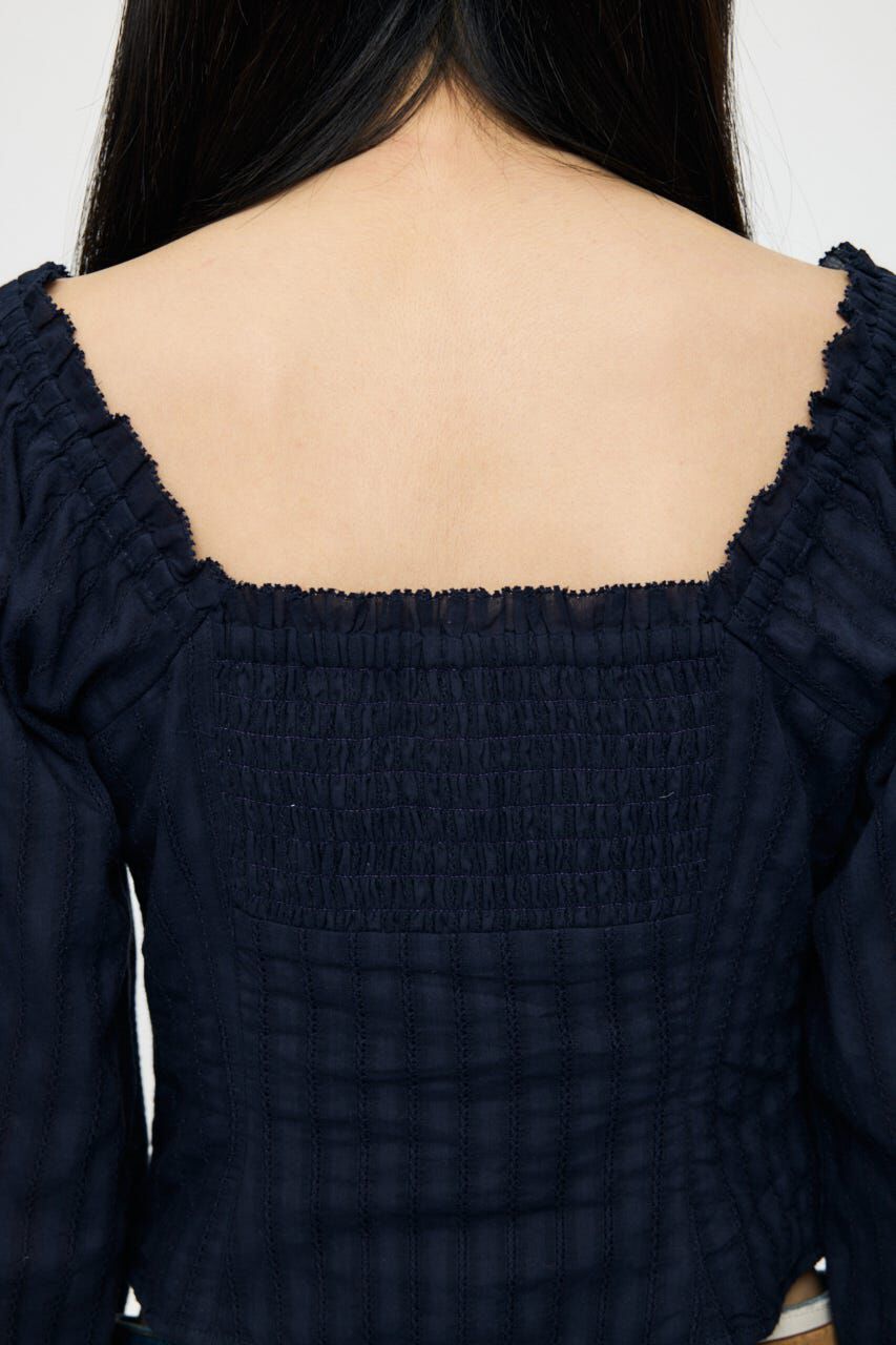 MOUSSY「LACE TRIMMED CORSET ブラウス」|シャツ・ブラウス|