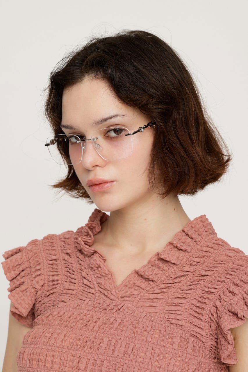 SLY「ROSE MOTIF CLEAR アイウェア」|メガネ|