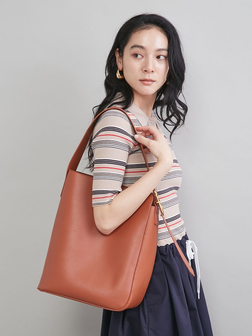 Mila Owen「バックルモチーフバケットバッグ」|ショルダー・メッセンジャー|