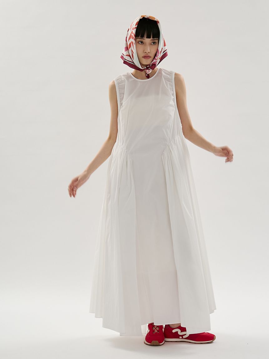 emmi atelier「フラワープリントスカーフ」|バンダナ・スカーフ|