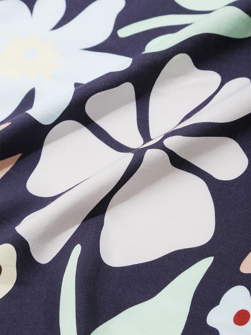 emmi atelier「フラワープリントスカーフ」|バンダナ・スカーフ|