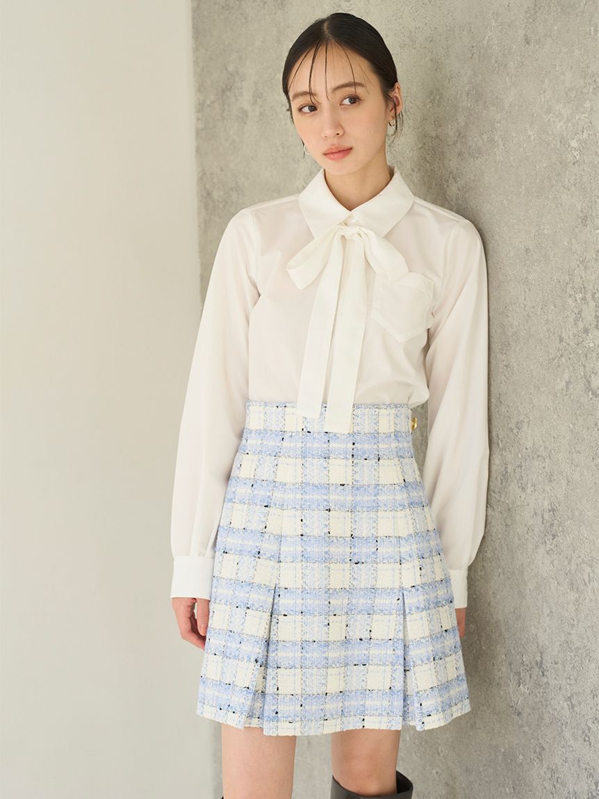 SNIDEL「バリエクロップドシャツ」|シャツ・ブラウス|