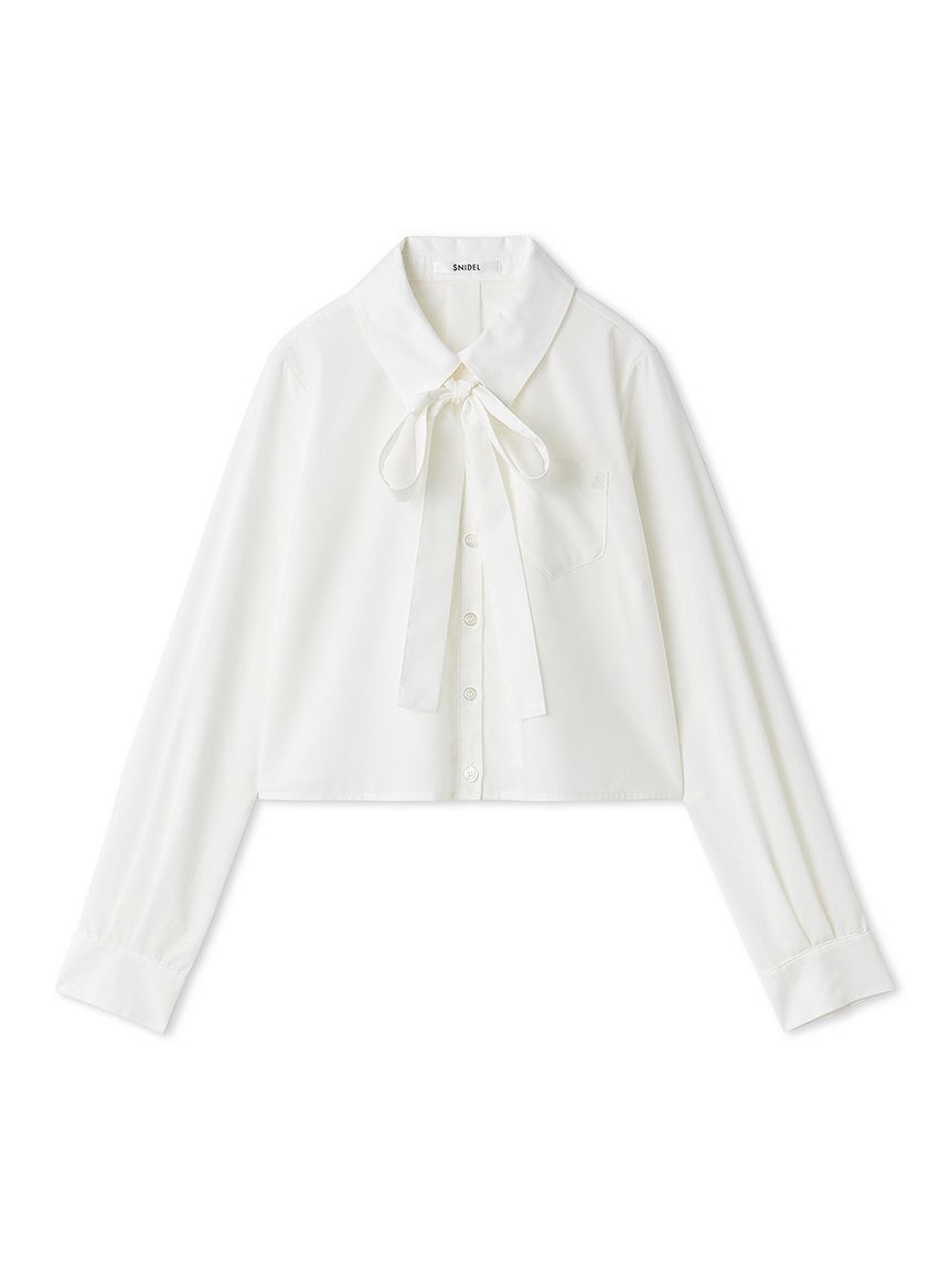 SNIDEL「バリエクロップドシャツ」|シャツ・ブラウス|