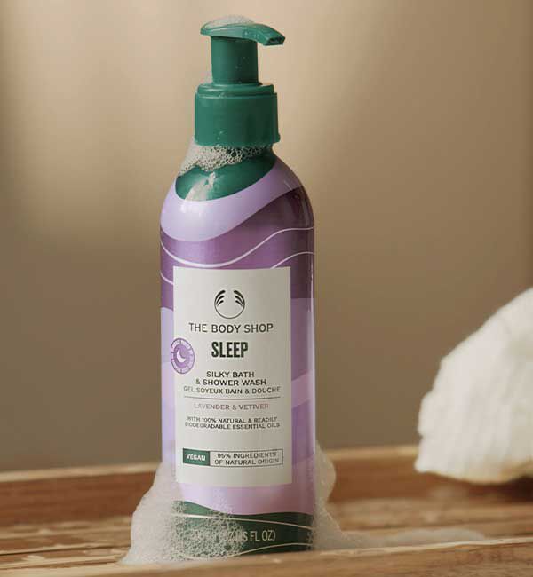 THE BODY SHOP「ウェルネス ヘア&ボディウォッシュ LA&ベチバー 200mL（香り：ラベンダー＆ベチバー）」|シャンプー|