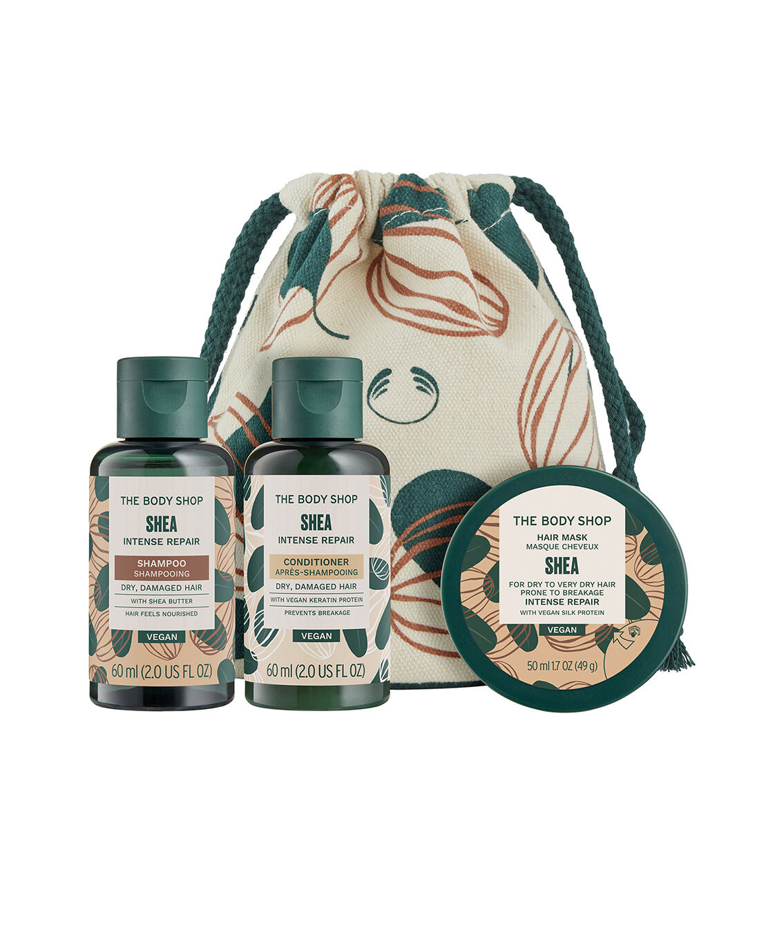 THE BODY SHOP「SB ヘア トライアルセット（香り：シア）」|キット・セット|ｿﾉﾀ