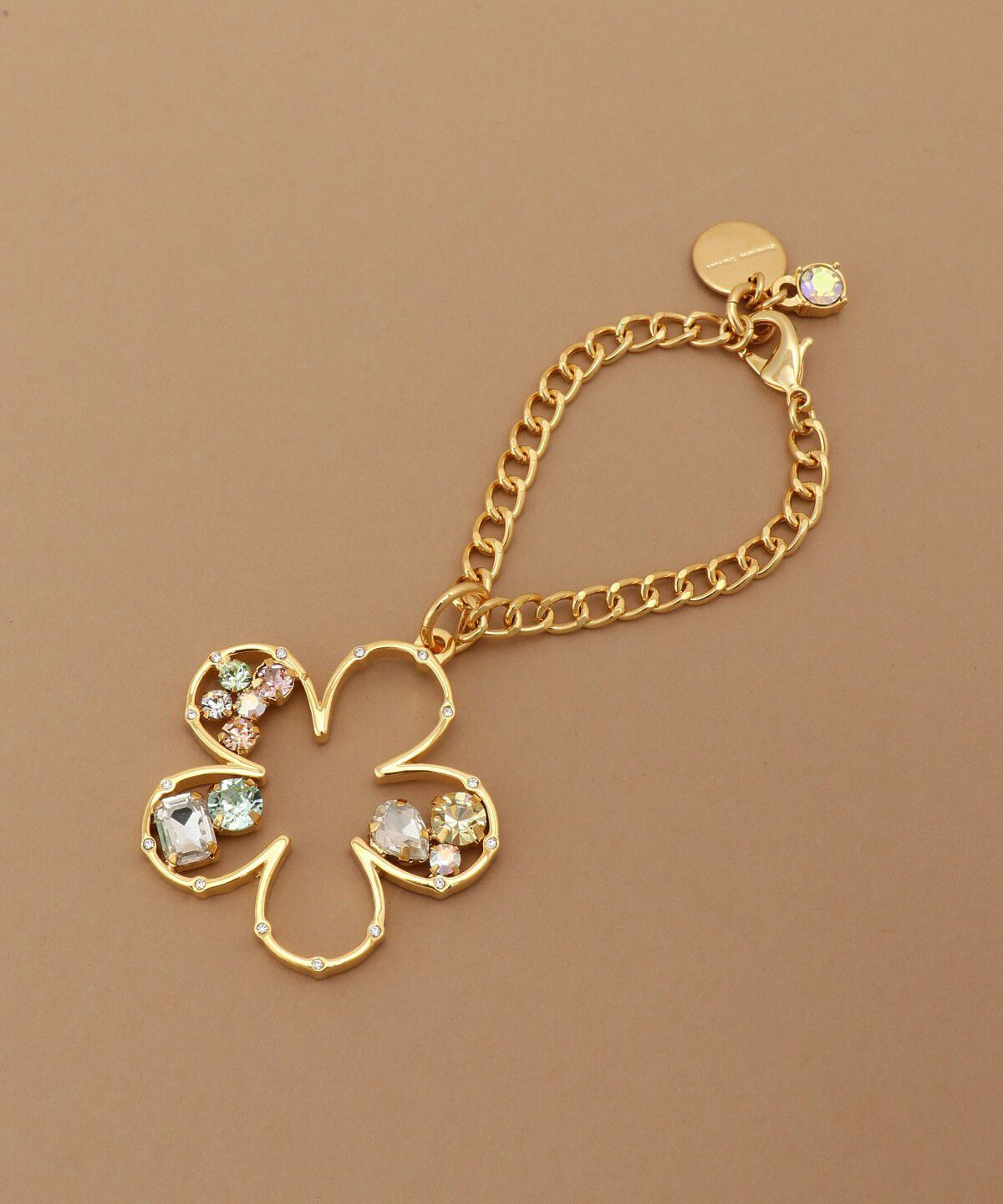 Samantha Thavasa「フラワービジューバッグチャーム」|チャーム・キーホルダー|マルチカラー