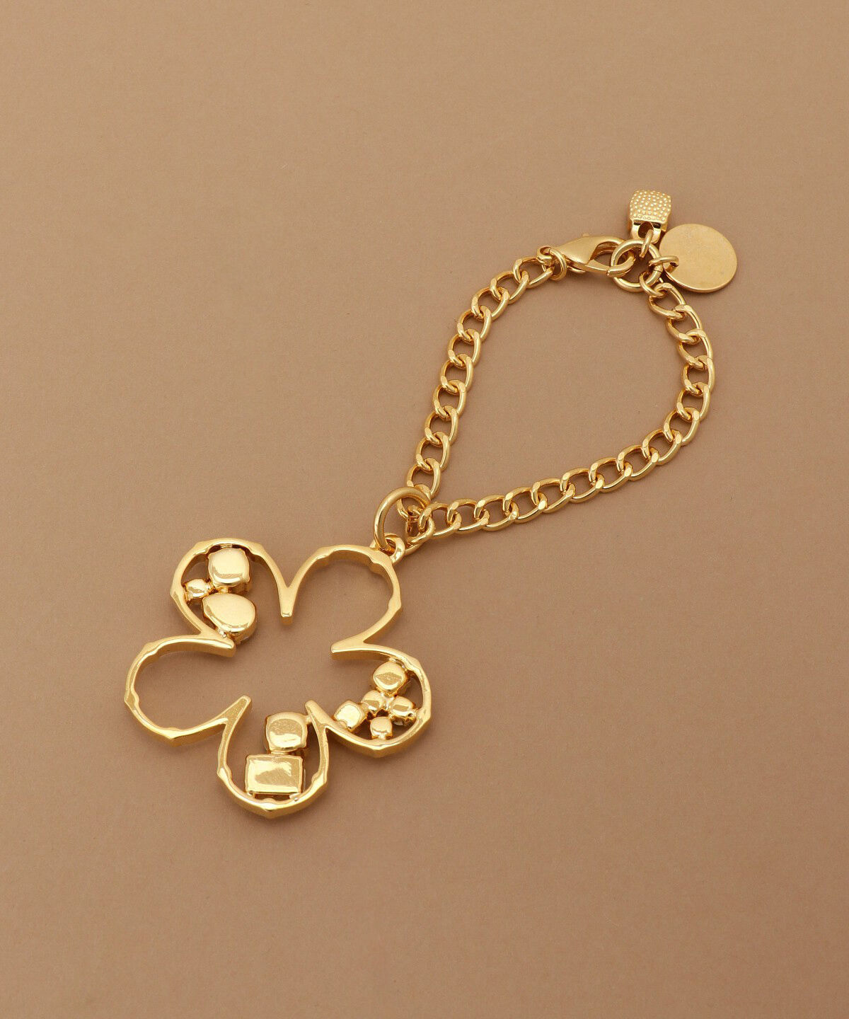 Samantha Thavasa「フラワービジューバッグチャーム」|チャーム・キーホルダー|