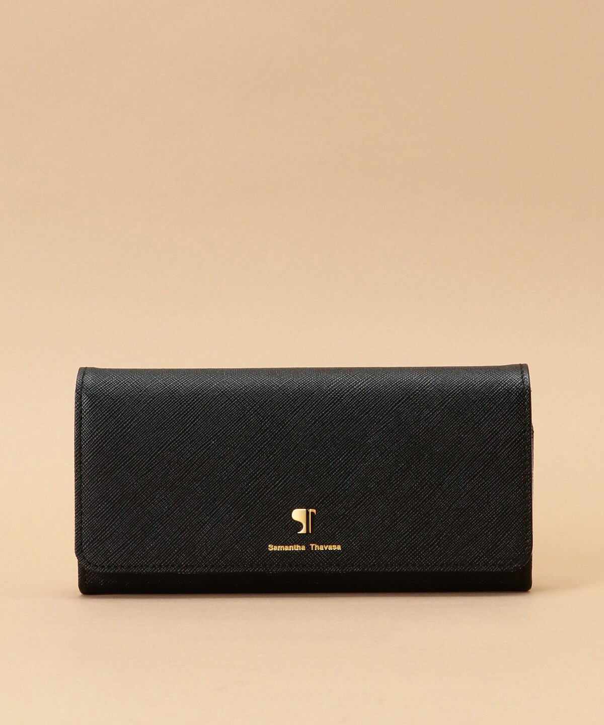 Samantha Thavasa「Pomme d'espoir ポムディスポワール バイカラー長財布」|財布|ブラック