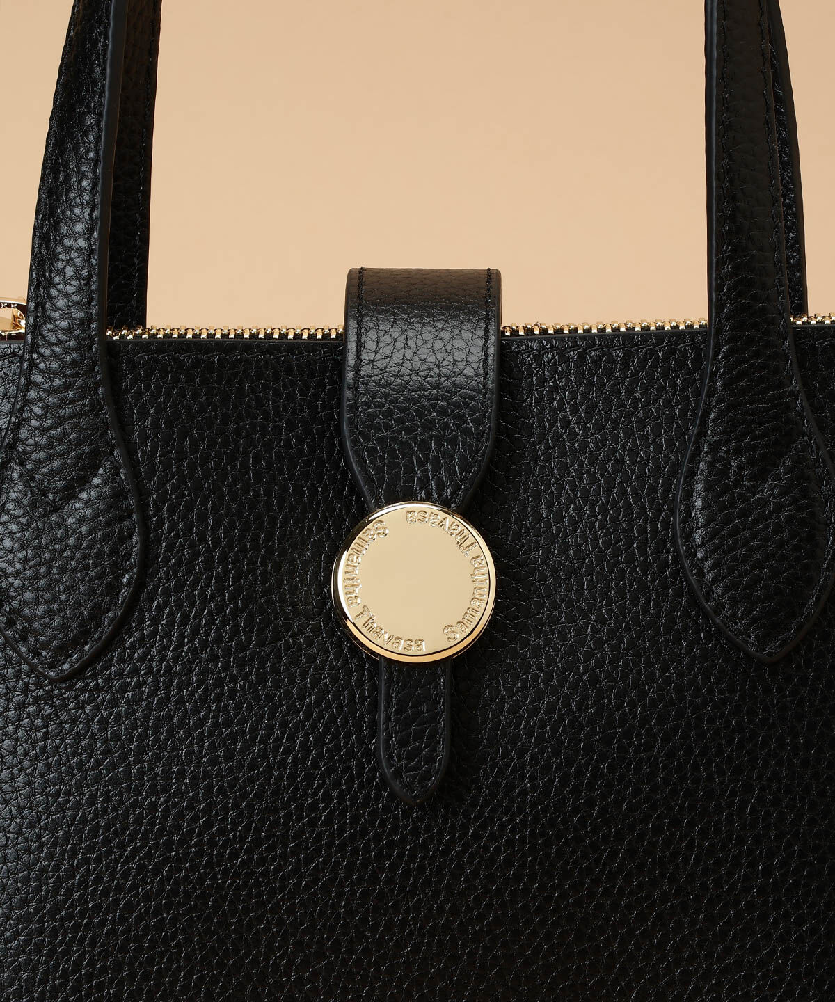 Samantha Thavasa「サークルモチーフスクエアレザートートバッグ 小サイズ」|トートバッグ|