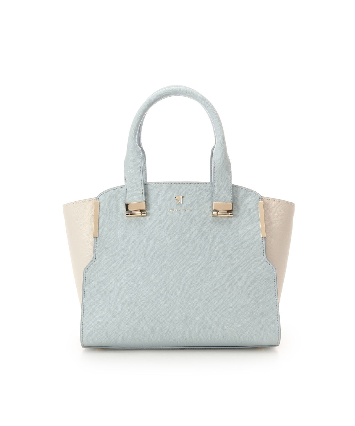Samantha Thavasa「[Newカラー]Pomme d'espoir ポムディスポワール バイカラーハンドルバッグ」|ハンドバッグ|ライトブルー