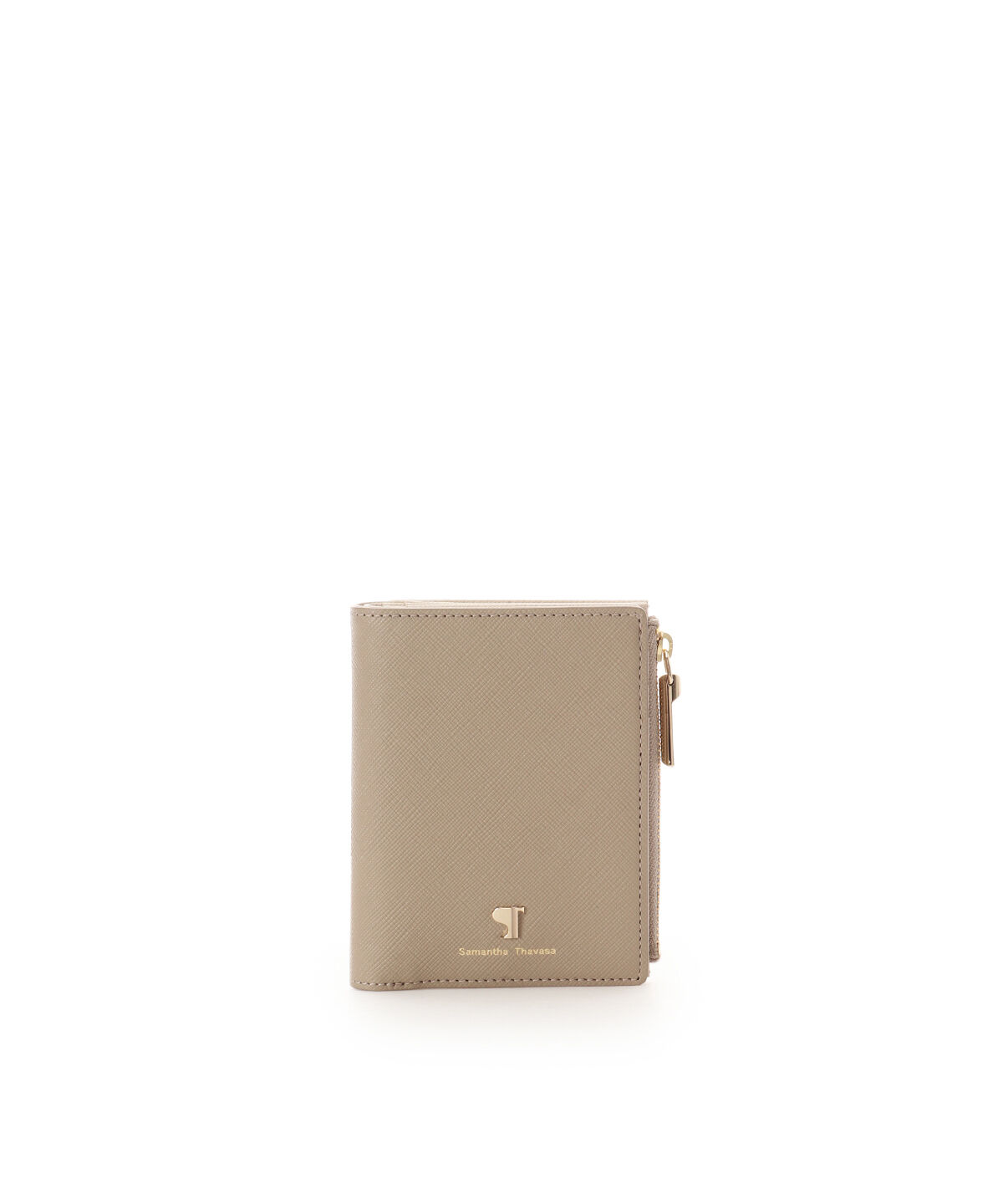 Samantha Thavasa「[Newカラー]Pomme d'espoir ポムディスポワール バイカラー折財布」|財布|グレージュ