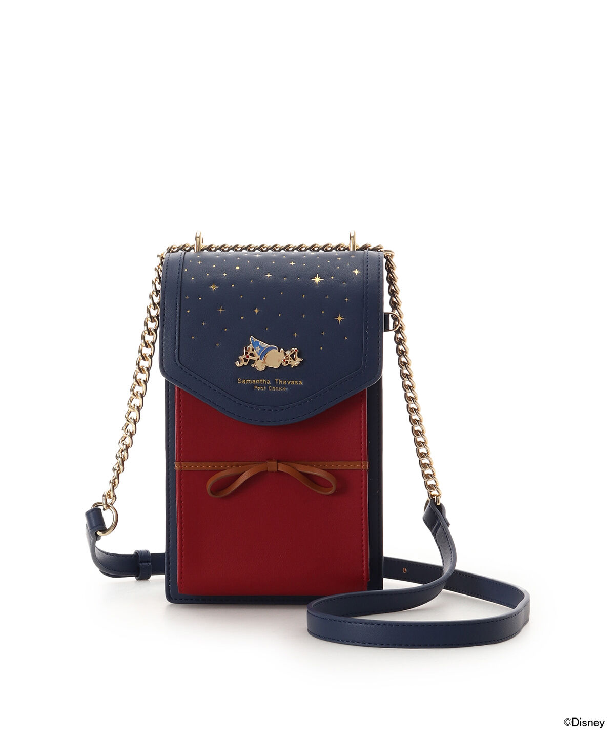 Samantha Thavasa Petit Choice「『ファンタジア』コレクション スマホショルダー」|ショルダー・メッセンジャー|ネイビー