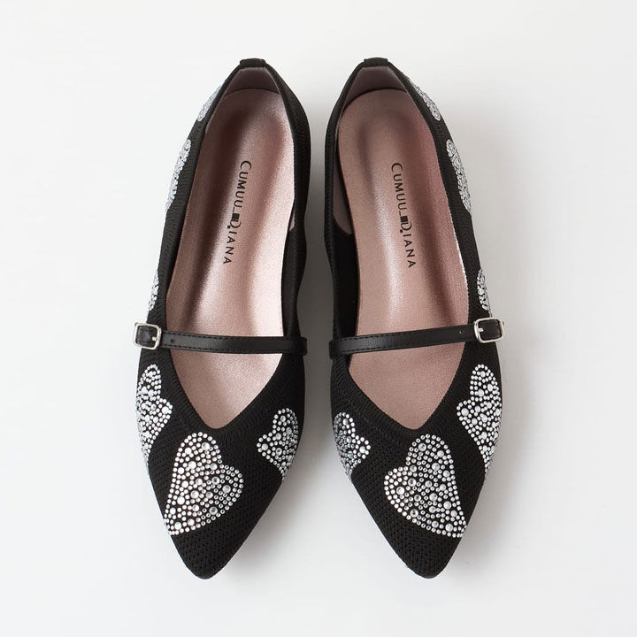 CUMUU＿DIANA「ニットシューズ　EI42853」|パンプス|