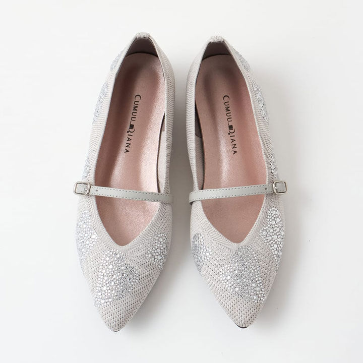 CUMUU＿DIANA「ニットシューズ　EI42853」|パンプス|