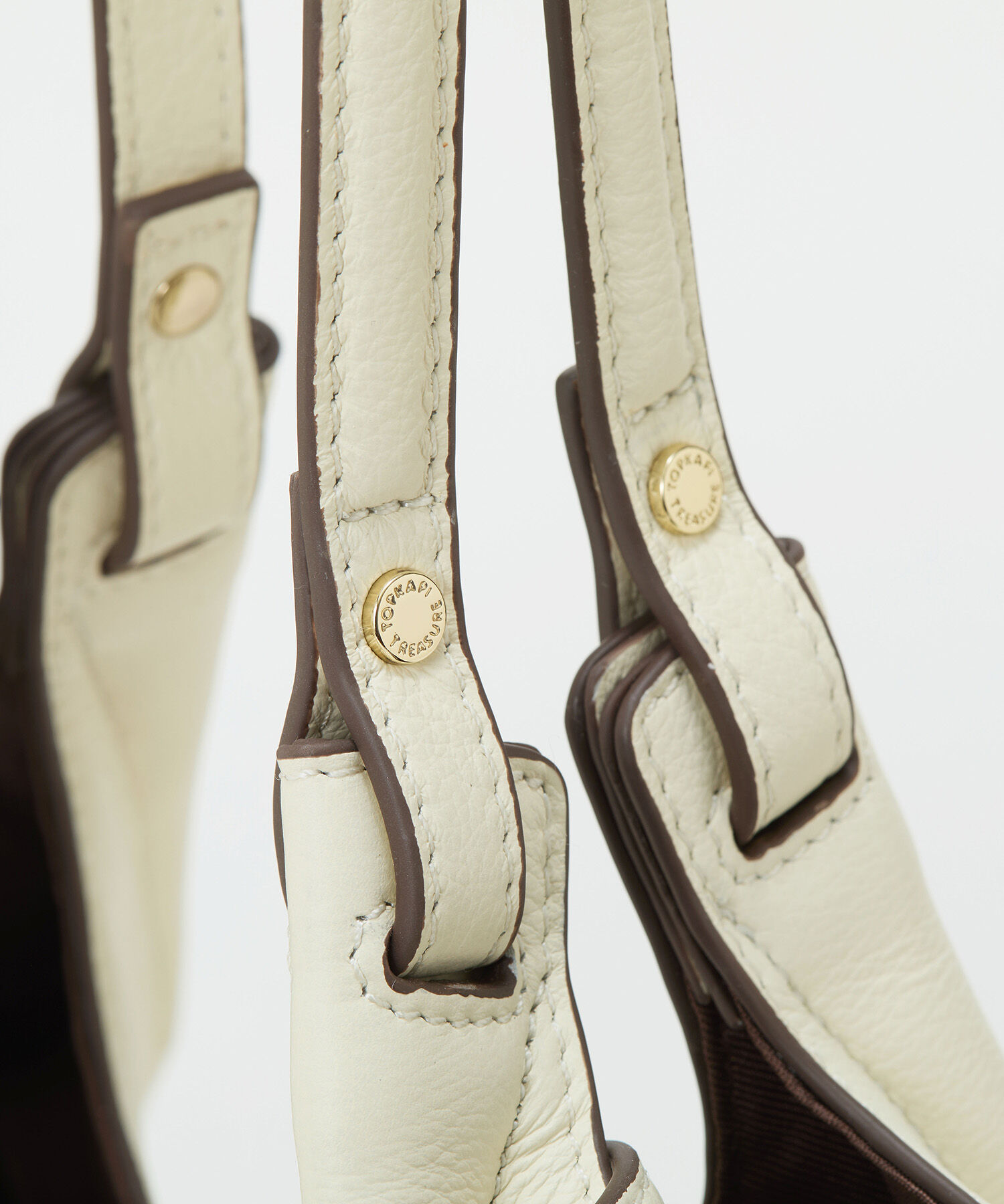 TOPKAPI TREASURE「【TREASURE TOPKAPI】ソフトレザー センターステッチ 2way トートバッグ 」|トートバッグ|