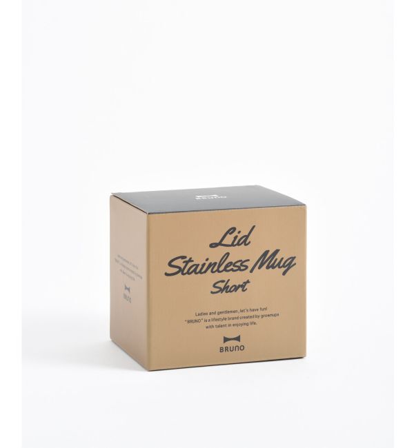 BRUNO「蓋つきステンレスマグ short」|グラス・マグカップ|
