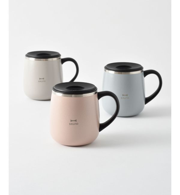BRUNO「蓋つきステンレスマグ short」|グラス・マグカップ|