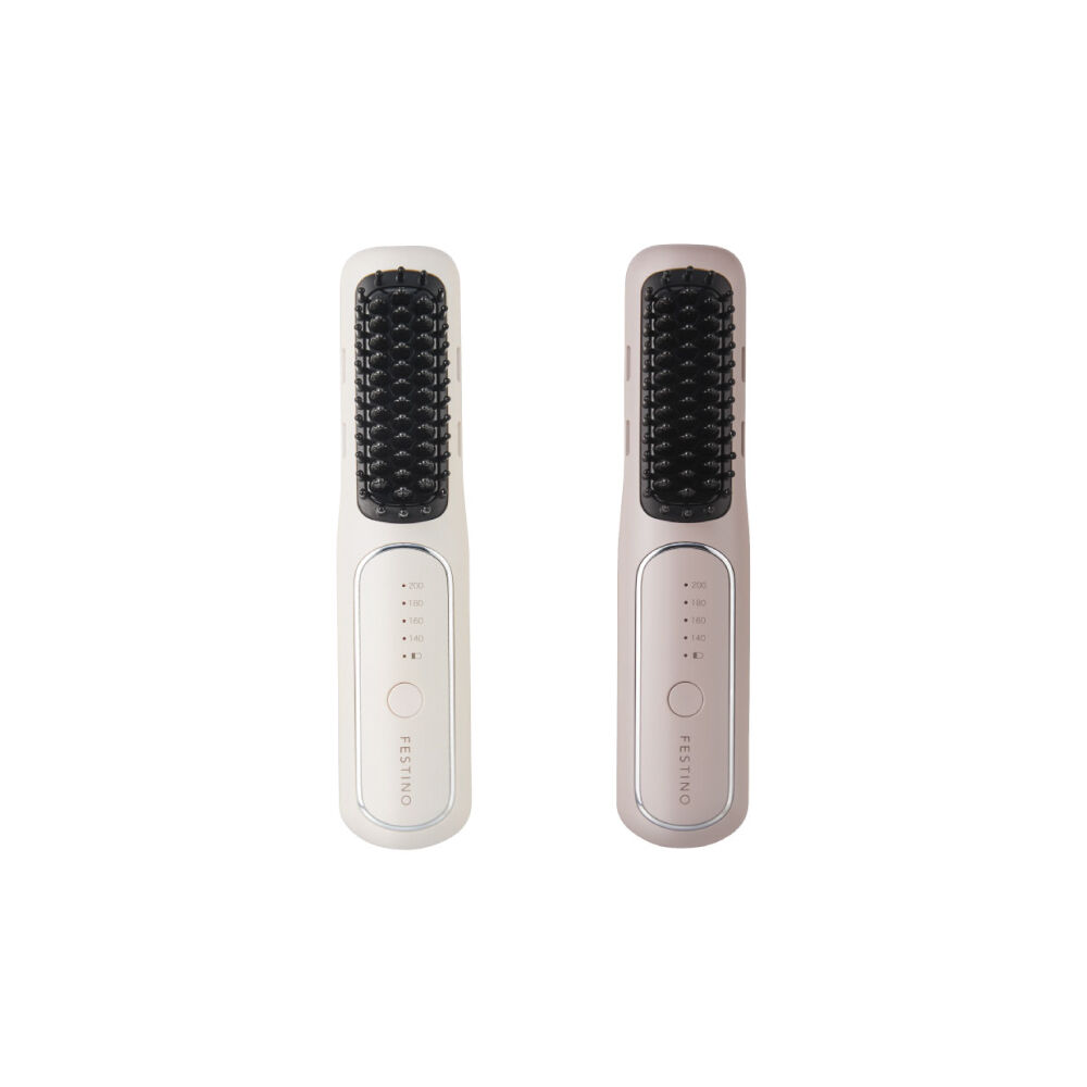 FESTINO「フェスティノ 充電式 スタイリング ヒーターブラシ」|ヘアスタイリング|