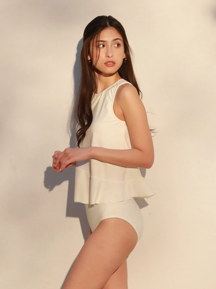 Riberce「【大人水着】無地タンクトップビキニ/タンキニ」|ビキニ|