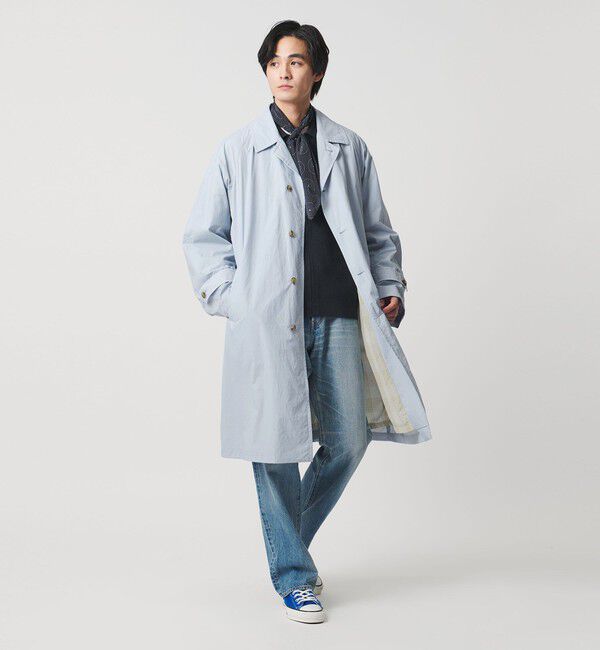 UNITED ARROWS「ナイロン/タフタ ウィンドウ マック コート 撥水」|ステンカラーコート|