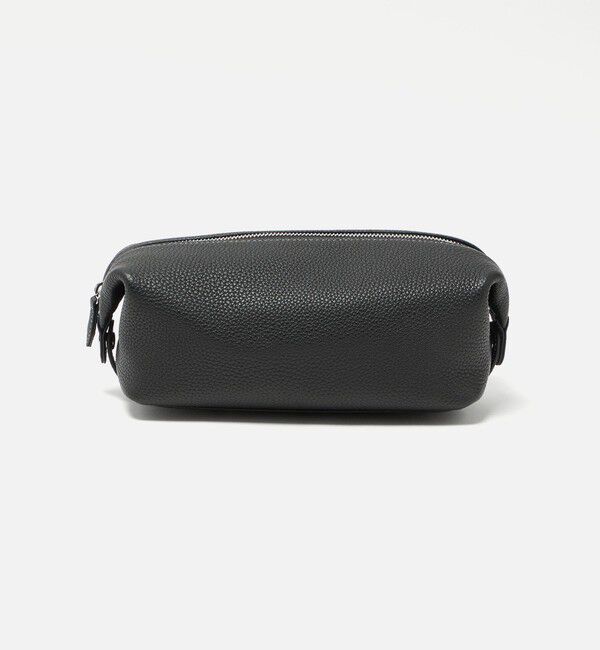 UNITED ARROWS「レザー スクエアクラッチバッグ（ポーチ）」|クラッチバッグ|BLACK