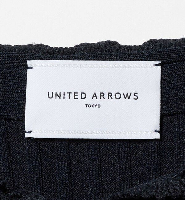 UNITED ARROWS「セーラー エンブロイダリー リブニット ‐ウォッシャブル‐」|ニット・セーター|