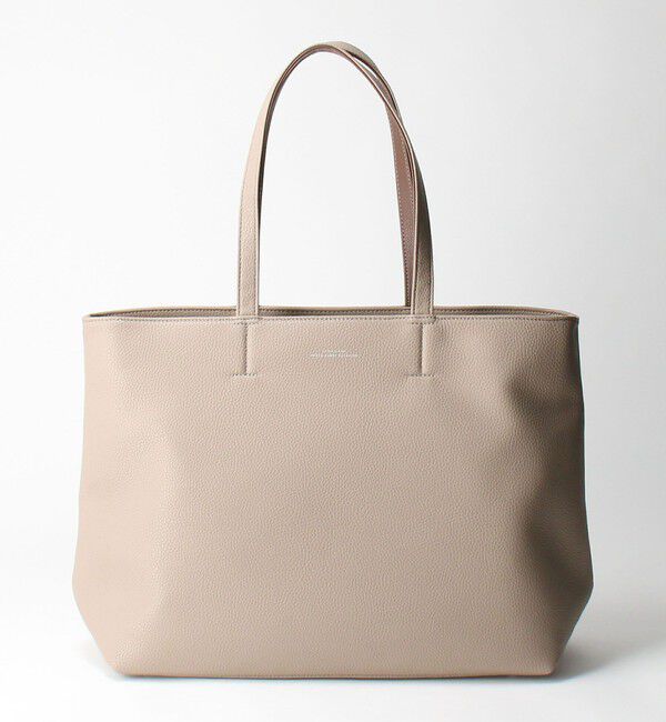 UNITED ARROWS green label relaxing「シボ レザーライク ジップ トート バッグ」|トートバッグ|