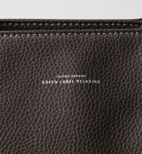 UNITED ARROWS green label relaxing「シボ レザーライク ジップ トート バッグ」|トートバッグ|