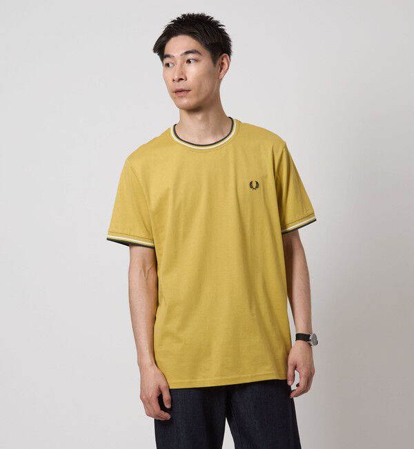UNITED ARROWS green label relaxing「＜FRED PERRY＞ツインティップ Tシャツ」|Tシャツ・カットソー|MUSTARD